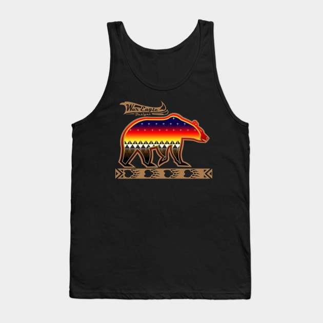 Protecting the people Brown Bear Tank Top by melvinwareagle